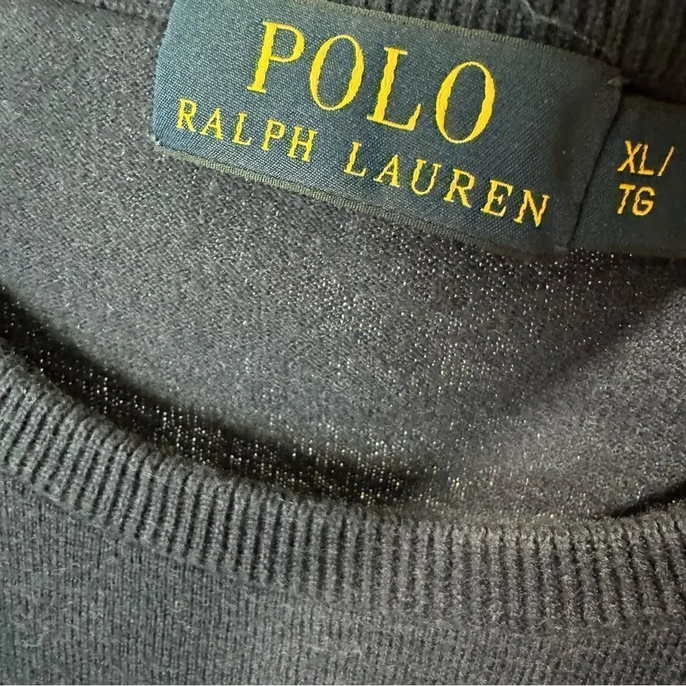 Revolve POLO Ralph Lauren Cashmere Cotton Blend Crewneck Pullover Sweater